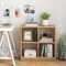 29 Inch Multi-Purpose Kids Storage Cabinet with Spacious Top and 4 Open Cubes for Toys and Books